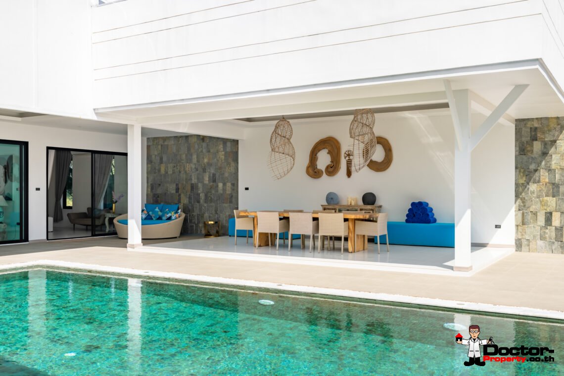 7 Bedroom Luxury Sea View Villa – Bophut, Koh Samui – For Sale